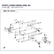 FRONT LOWER SWING ARM, RH product image