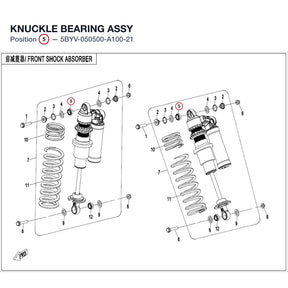 KNUCKLE BEARING ASSY product image
