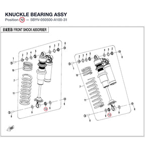 KNUCKLE BEARING ASSY product image