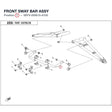 FRONT SWAY BAR ASSY product image