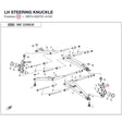 LH STEERING KNUCKLE product image