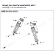 FRONT GAS SHOCK ABSORBER ASSY product image