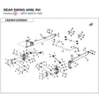 REAR SWING ARM, RH product image
