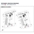 RETAINER, KNUCKLE BEARING product image