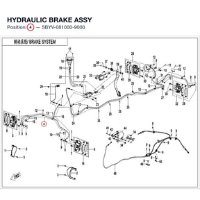 HYDRAULIC BRAKE ASSY product image