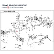 FRONT BRAKE FLUID HOSE product image
