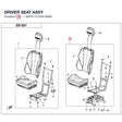 DRIVER SEAT ASSY product image