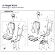 LH FRAME ASSY product image