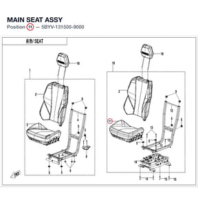 MAIN SEAT ASSY product image