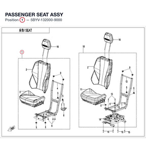 PASSENGER SEAT ASSY product image