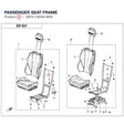 PASSENGER SEAT FRAME product image