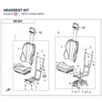 HEADREST KIT product image