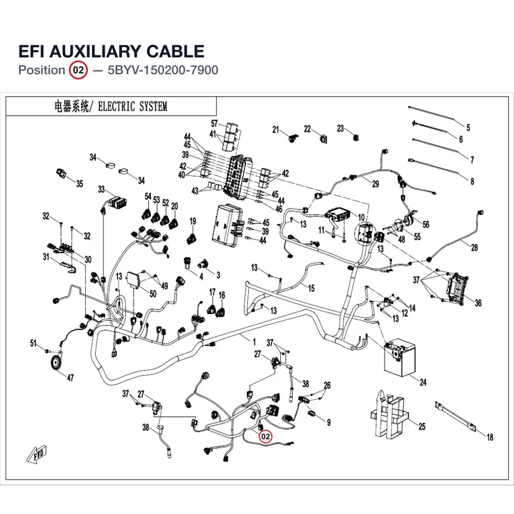 EFI AUXILIARY CABLE product image