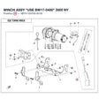 WINCH ASSY "USE BW17-0400" product image