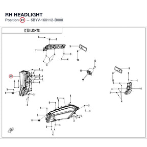 RH HEADLIGHT product image
