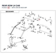 REAR ROW LH CAB product image