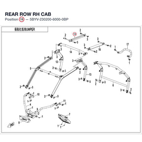 REAR ROW RH CAB product image