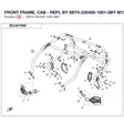 FRONT FRAME, CAB - REPL BY 5BYV-230400-1001-0BY product image