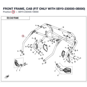 FRONT FRAME, CAB product image