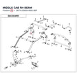 MIDDLE CAB RH BEAM product image