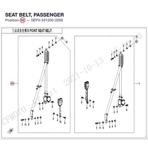 SEAT BELT, PASSENGER product image