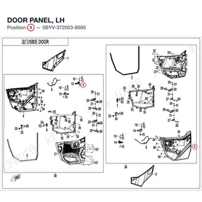 DOOR PANEL, LH product image