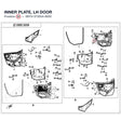 INNER PLATE, LH DOOR product image