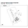 LOCK KIT REPL BY 5ASV-011000-6400 product image