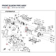 FRONT ELBOW PIPE ASSY product image