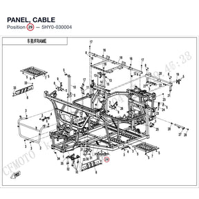 PANEL, CABLE product image
