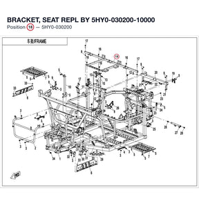 BRACKET, SEAT REPL BY 5HY0-030200-10000 product image