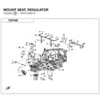 MOUNT SEAT, REGULATOR product image