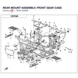 REAR MOUNT ASSEMBLY, FRONT GEAR CASE product image