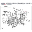 MIDDLE BAR REINFORCEMENT CONNECTING PIPE REPL BY 5HY0-030500-10000 product image