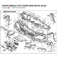 FRONT MIDDLE TOP COVER product image