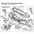 FRONT RH TOP COVER product image