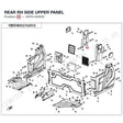 REAR RH SIDE UPPER PANEL product image