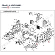 REAR LH SIDE PANEL product image