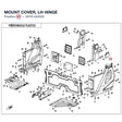 MOUNT COVER, LH HINGE product image