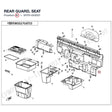 REAR GUARD, SEAT product image
