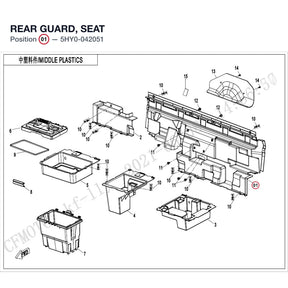 REAR GUARD, SEAT product image