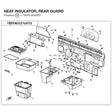 HEAT INSULATOR, REAR GUARD product image