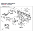 RH LOWER GUARD, SEAT product image