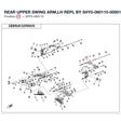 REAR UPPER SWING ARM,LH REPL BY 5HY0-060110-00001 product image