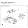 REAR LOWER SWING ARM,LH product image