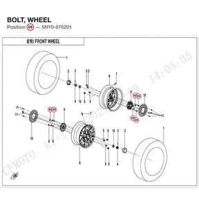 BOLT, WHEEL product image