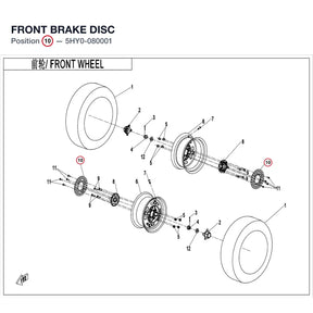 FRONT BRAKE DISC product image