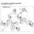 CLIP, FRONT RH BRAKE FLUID PIPE product image