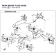 REAR BRAKE FLUID HOSE product image