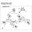 BRAKE PEDAL ASSY product image